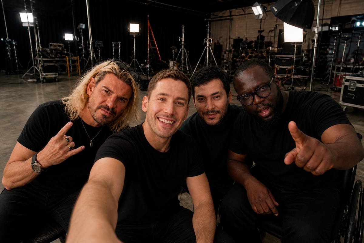 The Black Iris Films team on a shoot