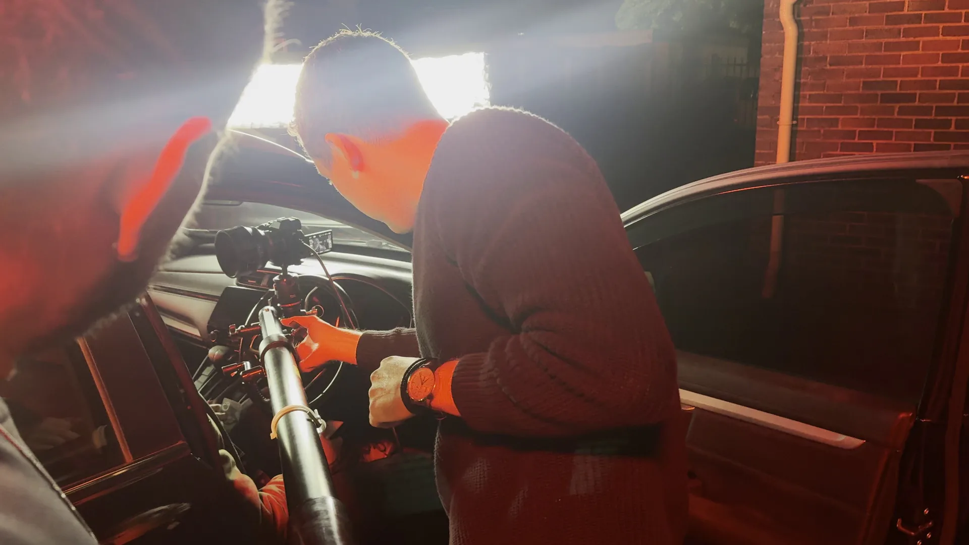 DP rigging camera into car interior